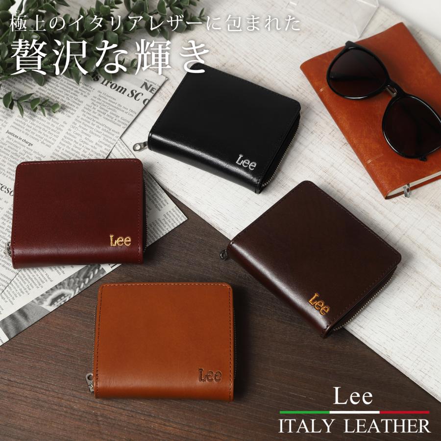 Lee（リー） 財布 メンズ 二つ折り ラウンドファスナー 長財布