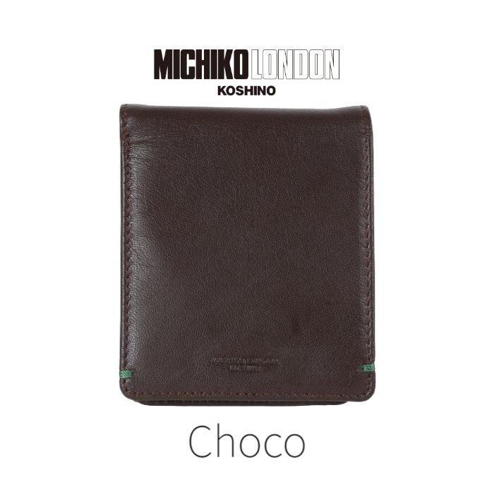 メンズ 財布 二つ折り 本革 黒 ブランド 軽量 薄い財布 コンパクト カードがたくさんはいる ミチコロンドン 送料無料 ML0580149｜tokyo-rich｜09