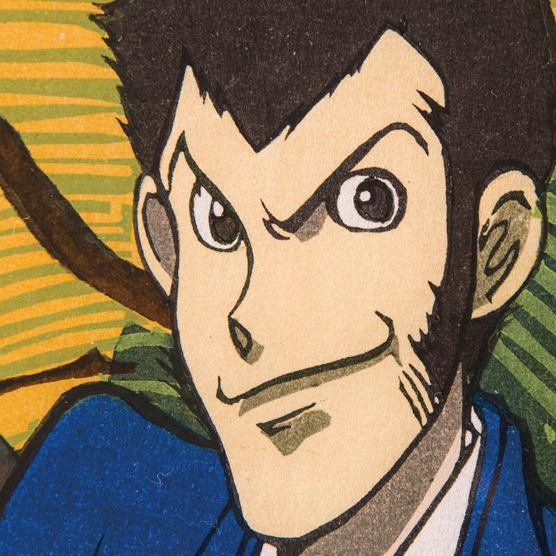 ルパン三世 大判 浮世絵 木版画 『 』 モンキーパンチ 尾形光琳 ルパン三世 大判 浮世絵 木版画 『 』 モンキーパンチ 尾形光琳