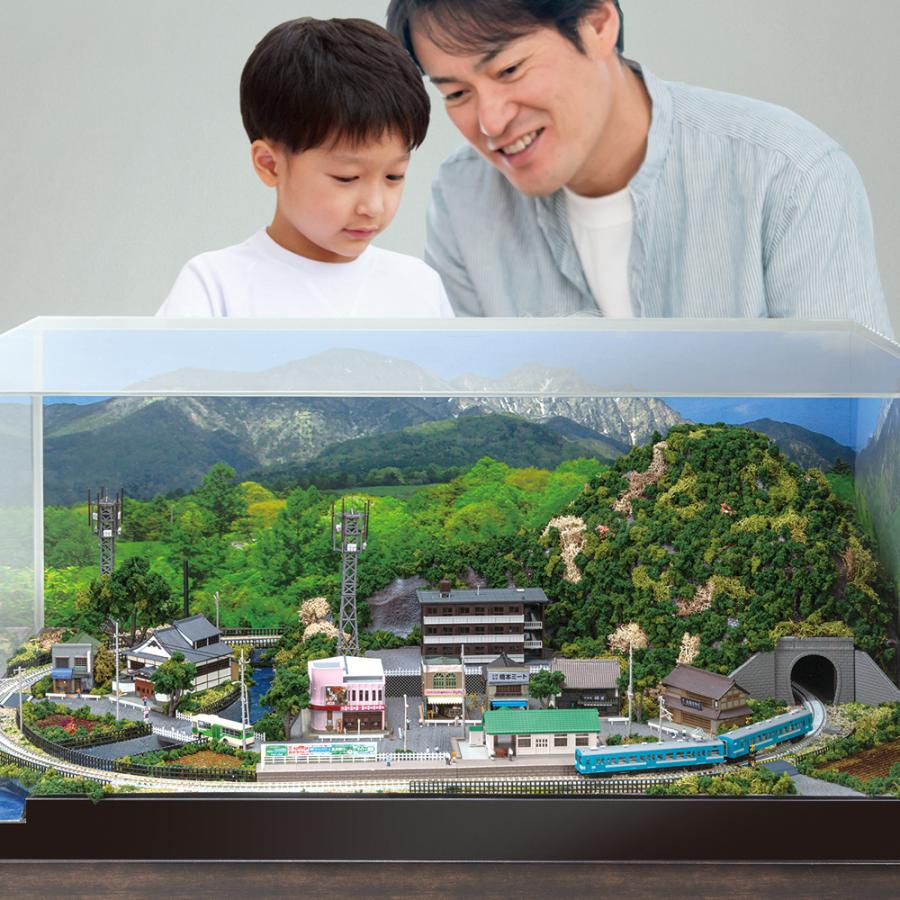 Nゲージ ジオラマ 鉄道 模型 「 想い出 山間の街 」 119系 飯田 Nゲージ ジオラマ 鉄道 模型 「 想い出 山間の街 」 119系 飯田