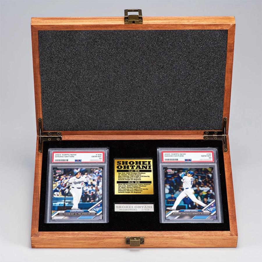 大谷翔平 PSA鑑定 トレーディングカード PSA10 木製BOX入り ドジャース