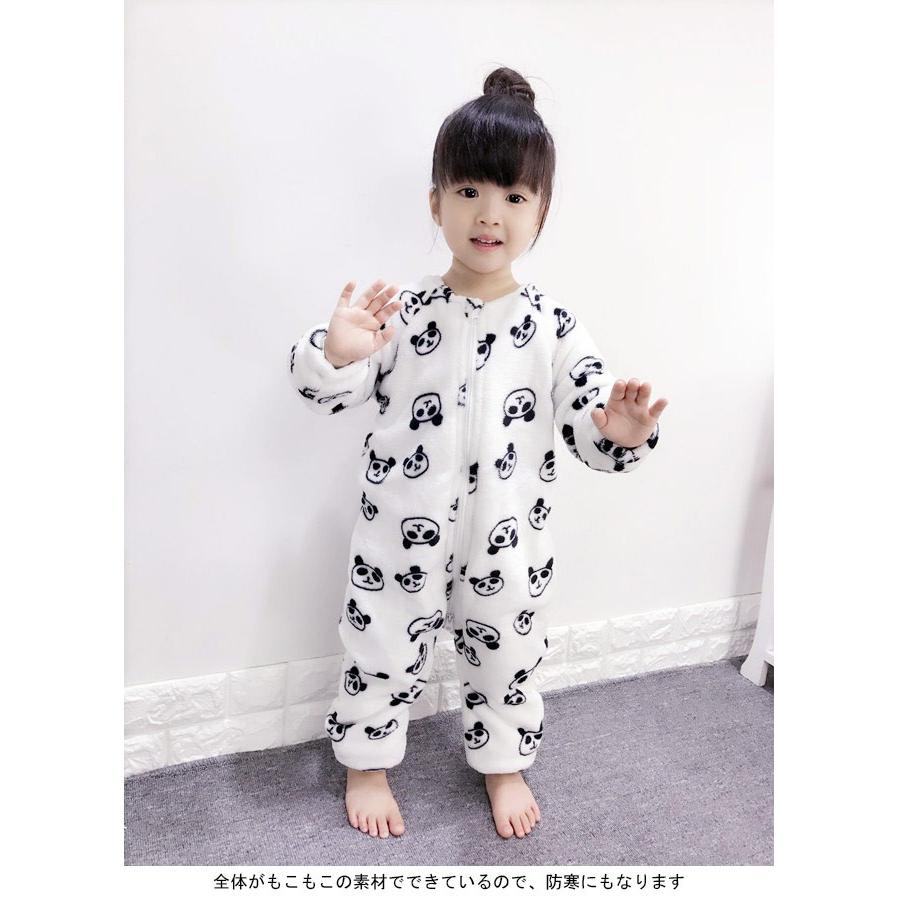 連体パジャマ 寝袋 パンダ柄 キッズ 秋冬 部屋着 赤ちゃん カバーオール 子供 厚手 冬服 防寒 もこもこ ベビーウェア t141 Tokyo Soreiyu 通販 Yahoo ショッピング