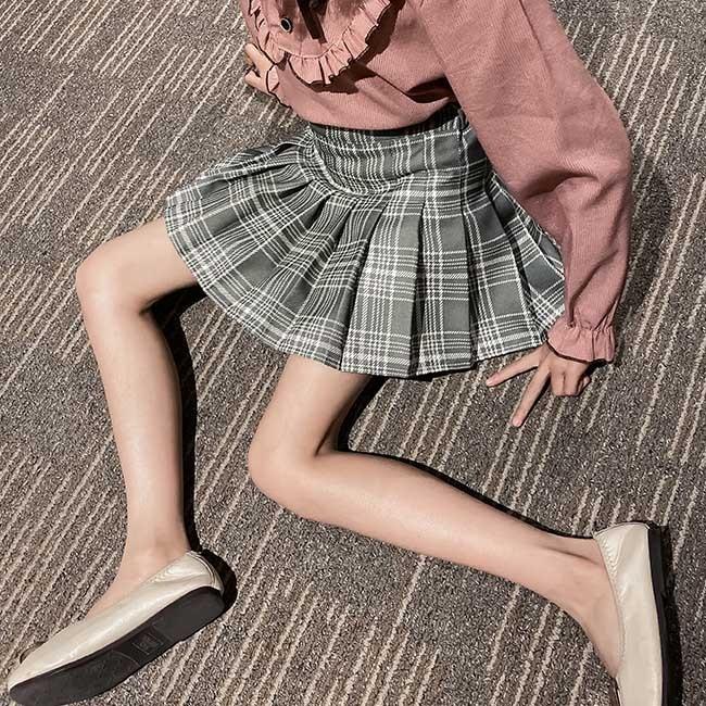 キッズ ミニスカート プリーツスカート 女児 スカート チェック柄 女の子 ショート丈スカート ウエストゴム 子供 チェック柄スカート レトロ 送料無料 Bjb5819 Tokyo Soreiyu 通販 Yahoo ショッピング