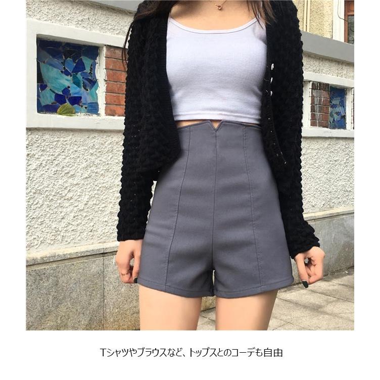 ショートパンツ レディース 短パン ハイウエスト 着痩せ ショーパン 夏 ハーフパンツ 黒 ピンク サマーパンツ 白 半ズボン サマー ボトムス 送料無料 Bjb76 Tokyo Soreiyu 通販 Yahoo ショッピング