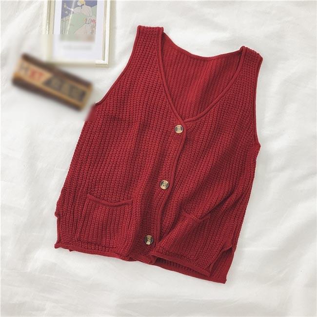 ニットベスト レディース ベスト 前開き ニット ノースリーブ ジレベスト Vネック ゆったり 女性 ジレ ニットトップス 可愛い レトロ Bjt5665 Tokyo Soreiyu 通販 Yahoo ショッピング