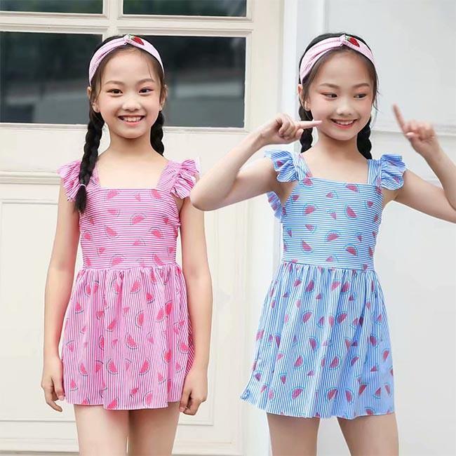 水泳服 女の子 水着 ワンピース スイカ柄 キッズ ワンピース水着 2点セット ジュニア スイムウェア 子供 ビキニ 小学生 ビーチウェア 送料無料 Bjt6122 Tokyo Soreiyu 通販 Yahoo ショッピング