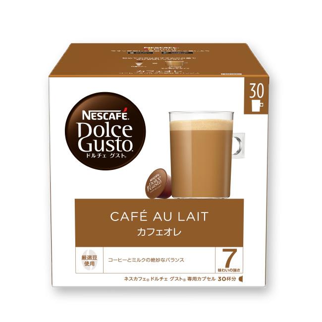 ホットドリンク ドルチェグスト カプセル コーヒー 定番アソート 30P 3箱（リッチ レギュラー カフェオレ 各1個）ネスカフェ 送料無料｜tokyo-syusui｜04