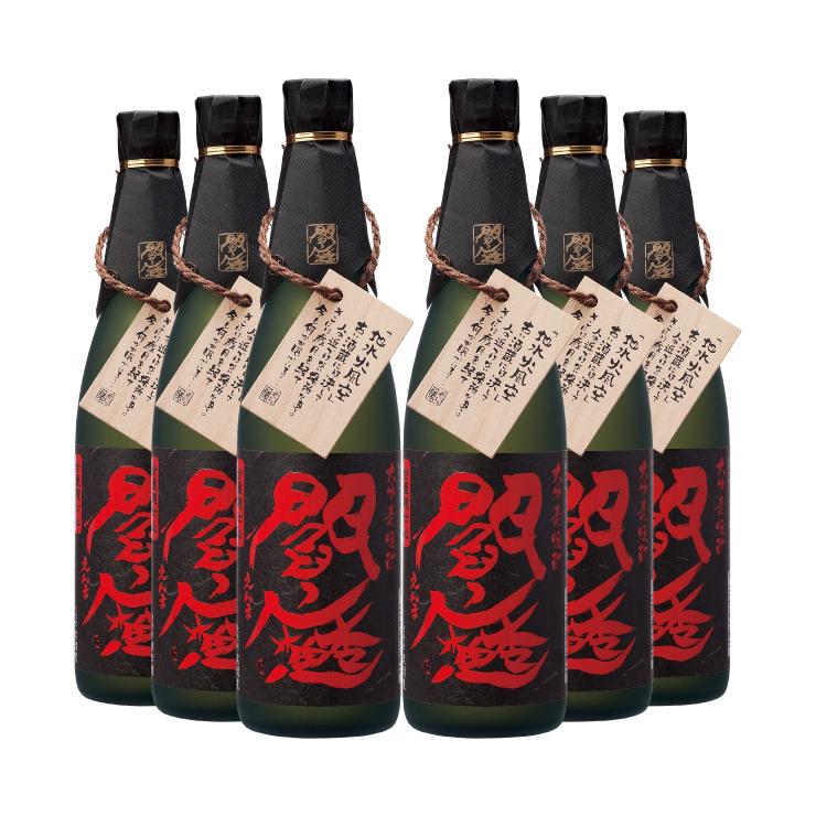 送料無料 老松酒造 麦焼酎 黒閻魔 黒麹仕込 25度 7ml 6本 取り寄せ品 東京酒粋 トウキョウシュスイ 通販 Paypayモール