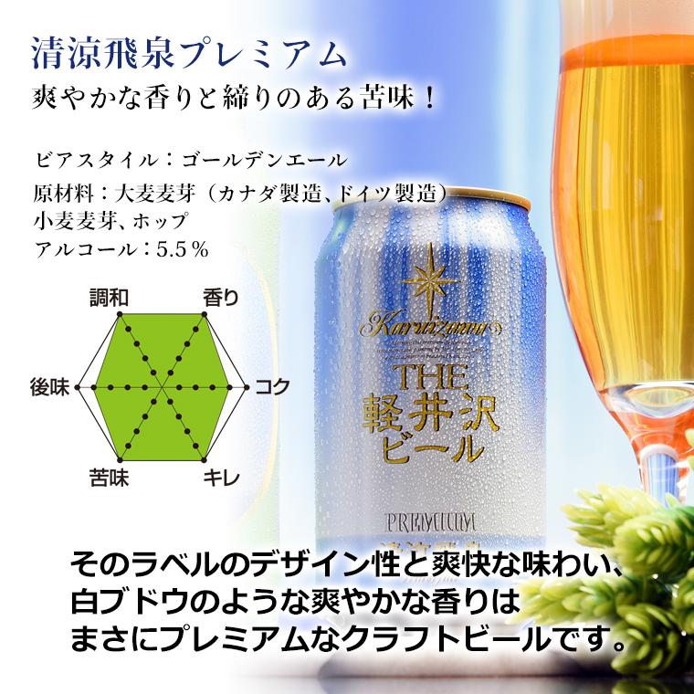 軽井沢ブルワリー THE軽井沢ビール 清涼飛泉プレミアム 350ml 24本 クラフトビール 取り寄せ品 送料無料｜tokyo-syusui｜02