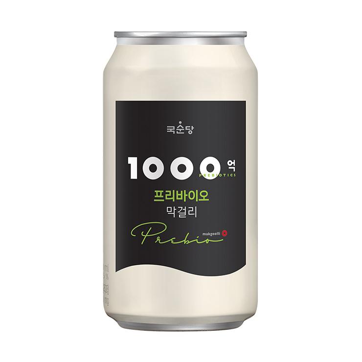マッコリ クッスンダン 韓国 麹醇堂 1000億 プリバイオ マッコリ 乳酸菌 缶 350ml 24本 BSJ 送料無料_1