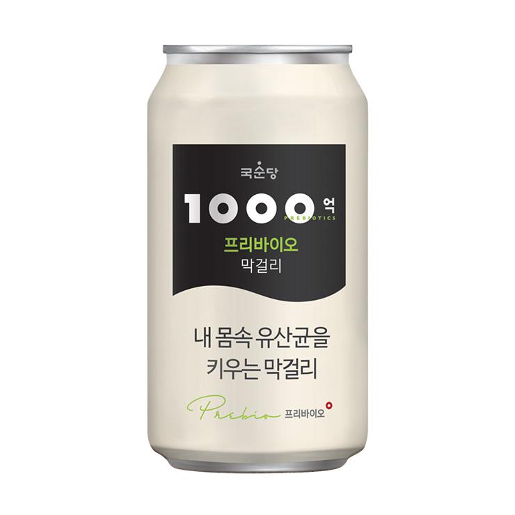 マッコリ クッスンダン 韓国 麹醇堂 1000億 プリバイオ マッコリ 乳酸菌 缶 350ml 24本 BSJ 送料無料_2