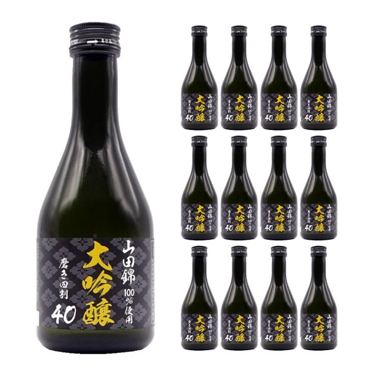 地酒 日本酒 山田錦 八重寿 大吟醸 磨き四割 300ml 12本 瓶 八重寿銘醸