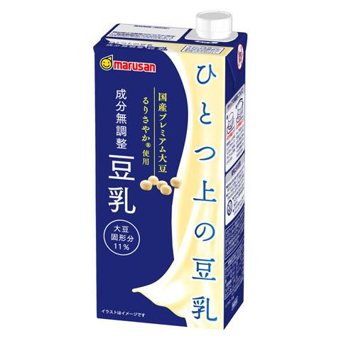 豆乳 マルサン ひとつ上の豆乳 成分無調整豆乳 1000ml 6本 マルサンアイ 送料無料｜tokyo-syusui｜02
