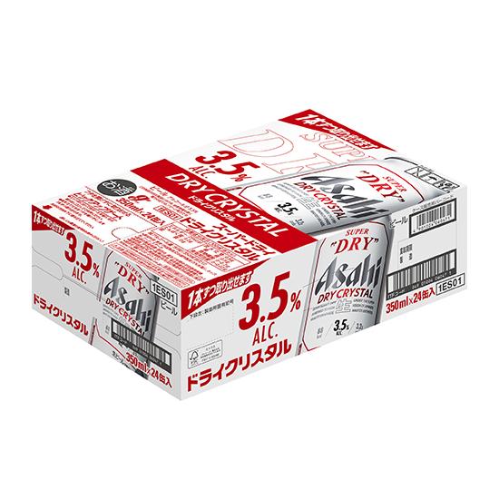 スーパードライ ビール アサヒ ドライクリスタル 350ml 24本 1 スーパードライ ビール アサヒ ドライクリスタル 350ml 24本 1