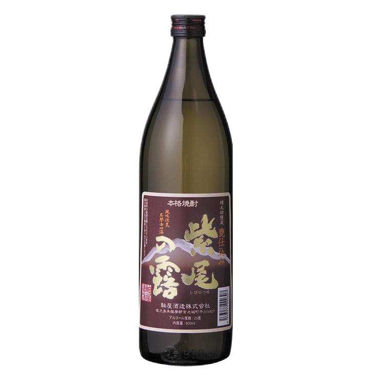 焼酎 芋焼酎 本格焼酎 軸屋酒造 乙25° 紫尾の露 芋 甕仕込み 900ml 12本 しびのつゆ 鹿児島 まとめ買い 送料無料_2