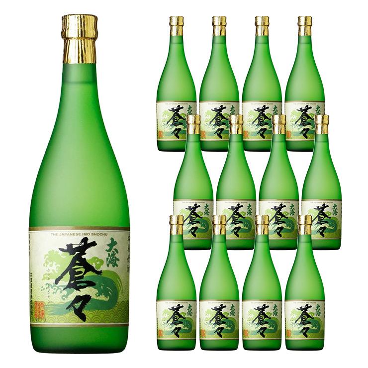 大海酒造 焼酎 芋焼酎 乙25゜ 大海蒼々 芋 720ml 12本 鹿児島県 本格