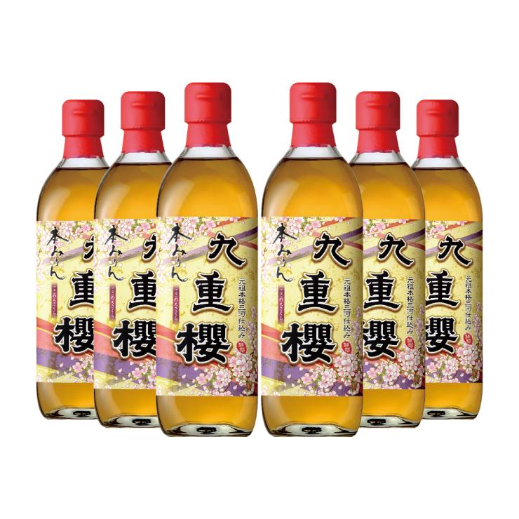 味醂 料理 本みりん 九重櫻 500ml 6本 瓶 九重味醂 送料無料 取り寄せ品の商品画像（Yahoo!ショッピング）