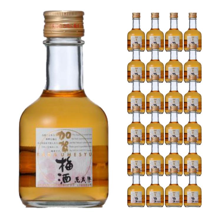 小堀酒造店 萬歳楽 加賀梅酒 180ml 24本 梅酒 取り寄せ品 送料無料