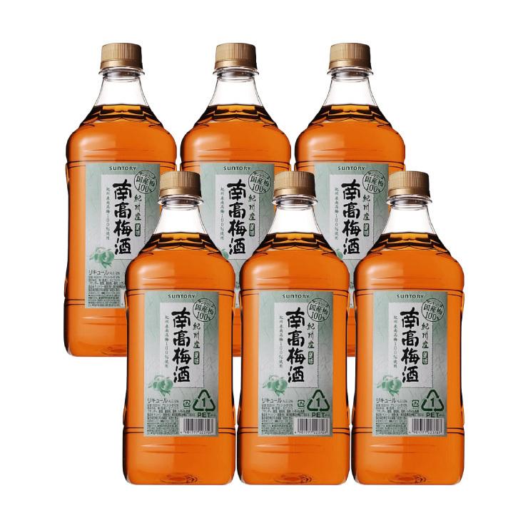 サントリー 紀州産 南高梅酒 12度 1800ml 6本 (1ケース) サントリー 取り寄せ品 送料無料｜tokyo-syusui