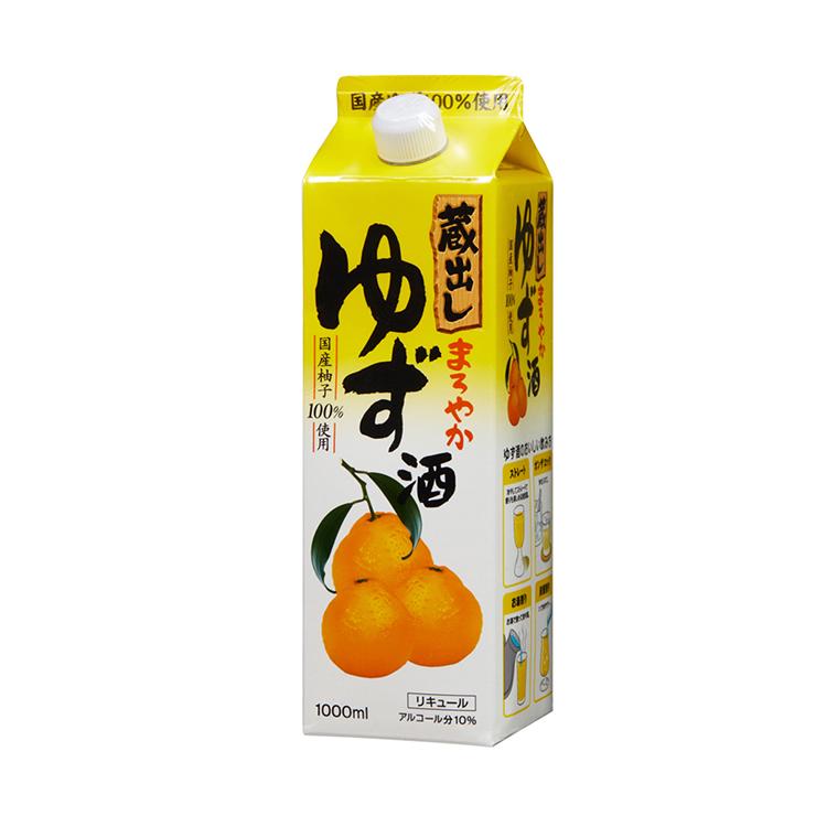 柚子酒 蔵出しまろやかゆず酒 1L 6本 紙パック 東亜酒造 送料無料