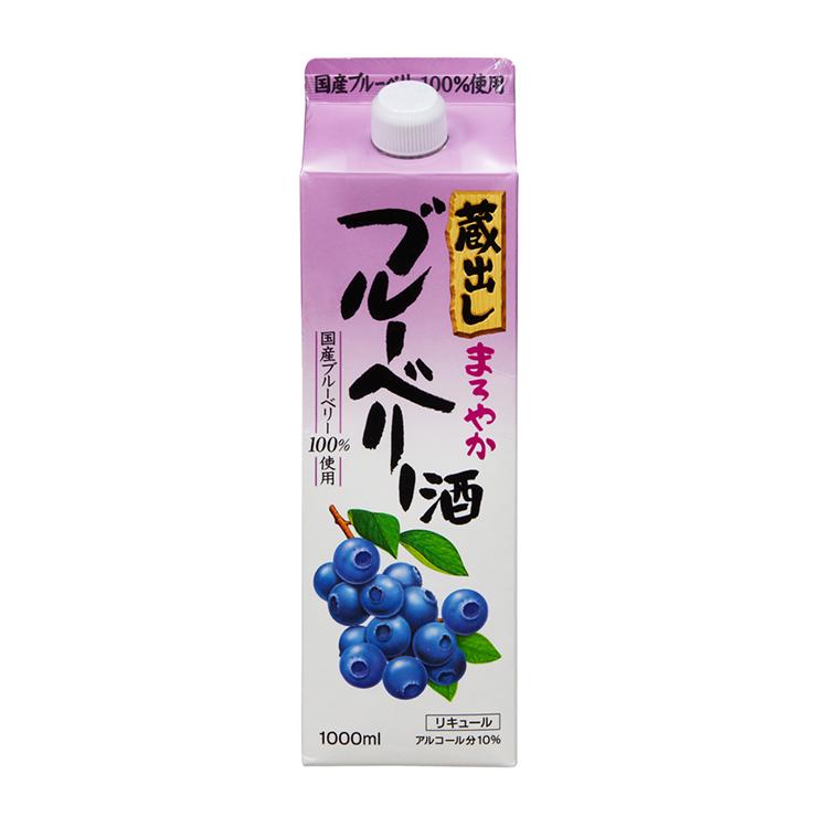 果実酒 蔵出しまろやかブルーベリー酒 1L 6本 紙パック 東亜酒造 送料