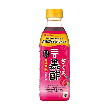 ミツカン ざくろ黒酢 500ml 6本 送料無料 取り寄せ品 : 東京酒粋