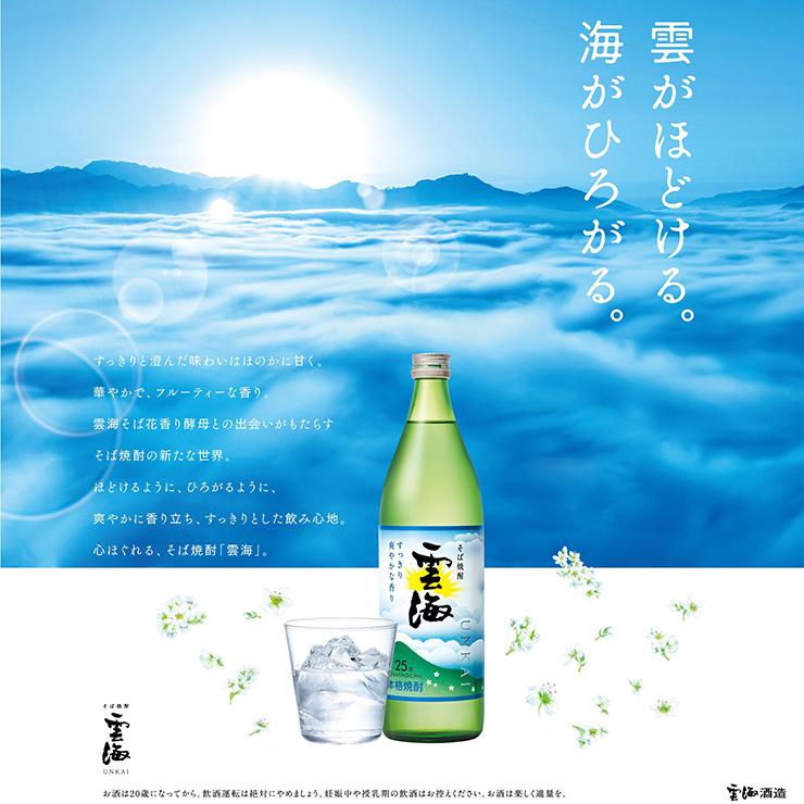 雲海酒造 焼酎 そば雲海 ペット 12度 200ml 25本 蕎麦焼酎 送料無料