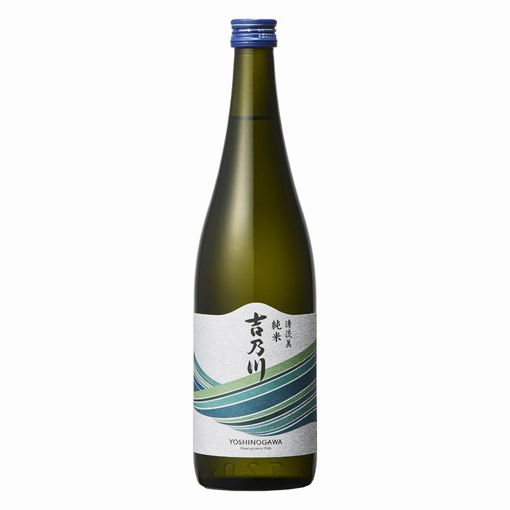 吉乃川 日本酒 清酒 清流美 純米 720ml 12本 純米 純米酒 新潟 地酒