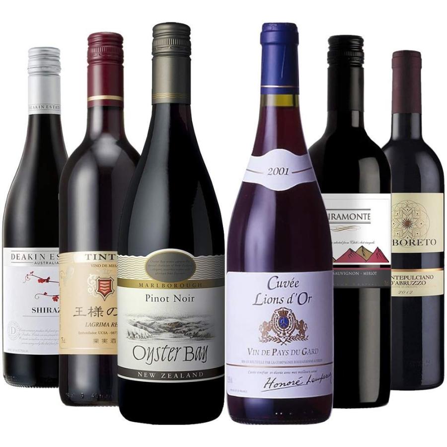 6か国周遊バラエティー赤ワイン飲み比べセット750ml×6本セット 年末年始大決算 6か国周遊バラエティー赤ワイン飲み比べセット750ml×6本セット 年末年始大決算