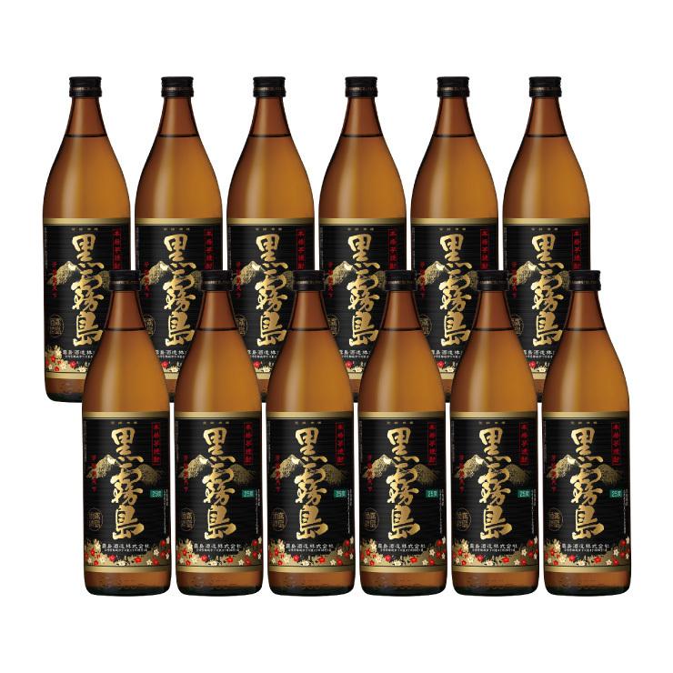 霧島酒造 乙 25度 黒霧島 芋 900ml 12本 芋焼酎 本格焼酎 送料無料