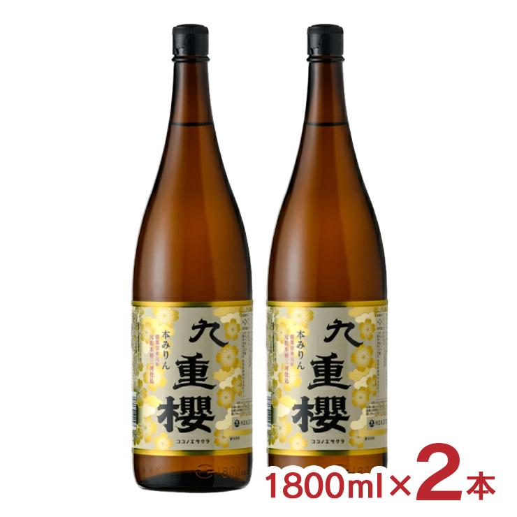 味醂 料理 本みりん 九重櫻 1800ml 2本 瓶 九重味醂 調味料 送料無料（Yahoo!・東京酒粋(トウキョウシュスイ)）