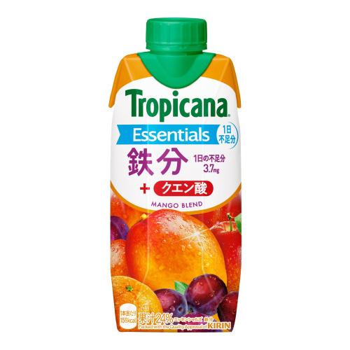 トロピカーナ エッセンシャルズ ジュース マンゴー 紙パック 鉄分