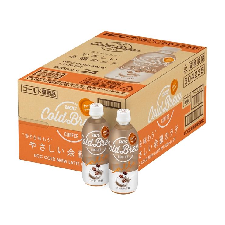 コーヒー カフェラテ コールドブリュー UCC 上島珈琲 COLD BREW LATTE ペットボトル 500ml 48本 (2ケース) 送料無料｜tokyo-syusui｜02