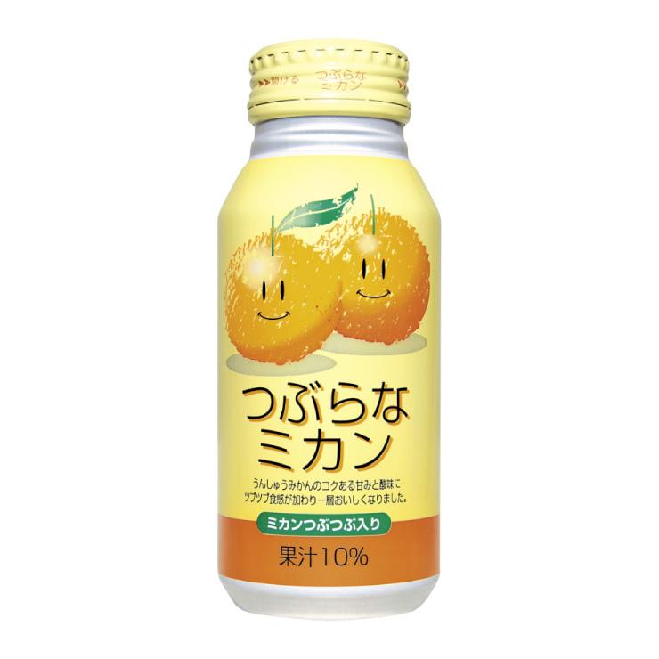 つぶらな みかん ジュース つぶらなミカン JAフーズおおいた 190g 60本 缶 大分県 柑橘 つぶらなシリーズ JA 取り寄せ品 送料無料｜tokyo-syusui｜02