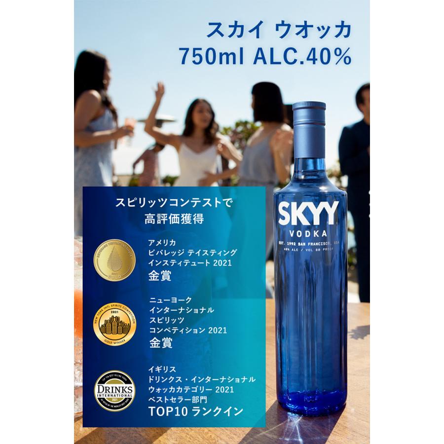 ウォッカ スカイ ウオッカ イタリア 750ml 6本 CTスピリッツ 送料無料