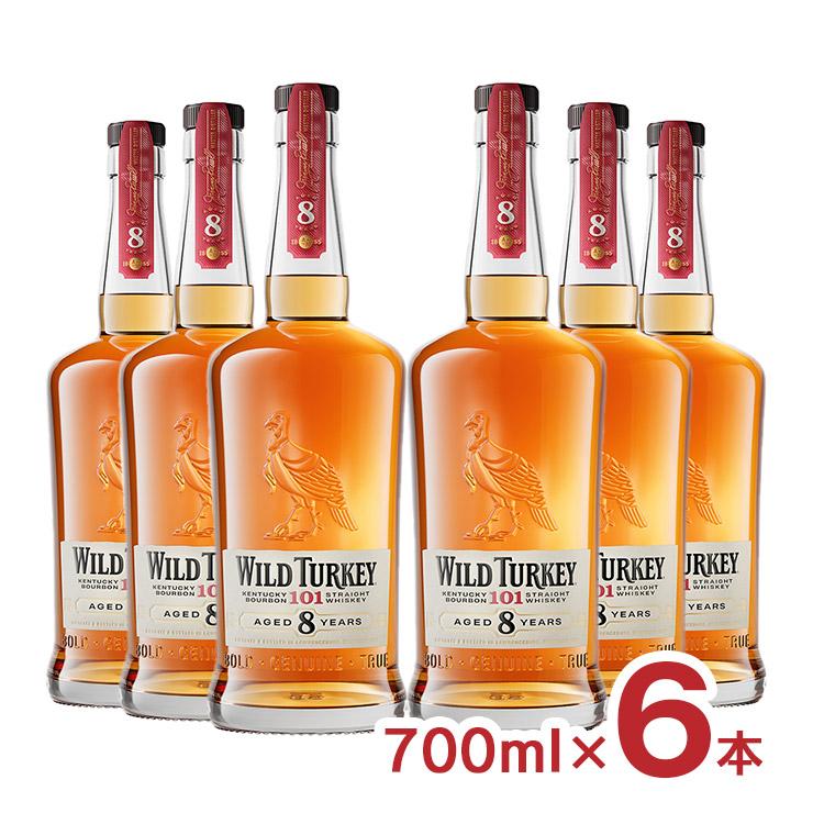 ウイスキー バーボン ワイルドターキー 8年 700ml 6本 CT ウイスキー バーボン ワイルドターキー 8年 700ml 6本 CT
