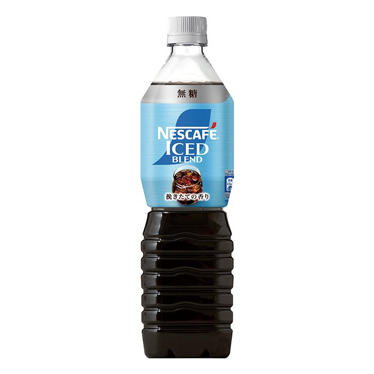 ネスカフェ エクセラ アイスブレンド ボトルコーヒー 無糖 900ml 24本
