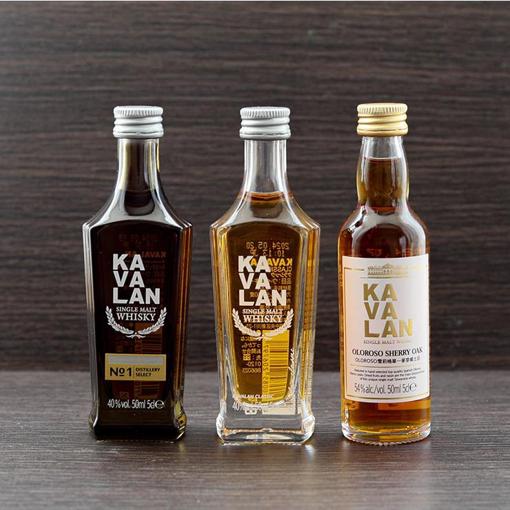 KAVALAN ウイスキー 台湾ウイスキー カバラン ミニチュア 3種 KAVALAN ウイスキー 台湾ウイスキー カバラン ミニチュア 3種