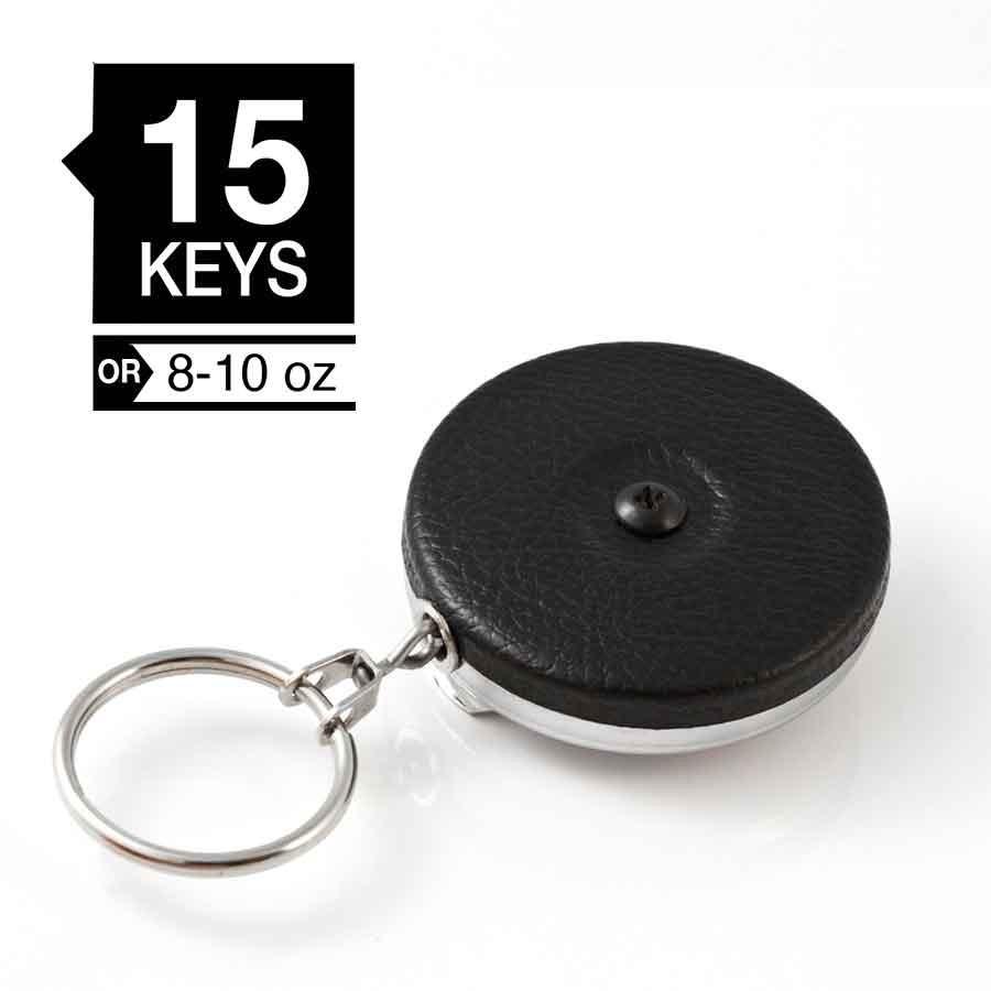 KEY-BAK リール キーホルダー#485BW 120ｃｍ 特注金属ワイヤータイプ ブラック KEYBAK 正規代理店 品質2年保証付】｜tokyo-tools