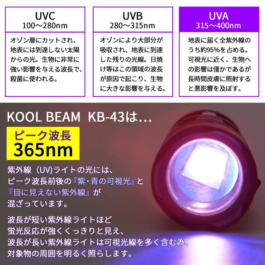 365nm 小型 ブラックライト アニサキスライト UV LED 懐中電灯 365nm 小型 ブラックライト アニサキスライト UV LED 懐中電灯