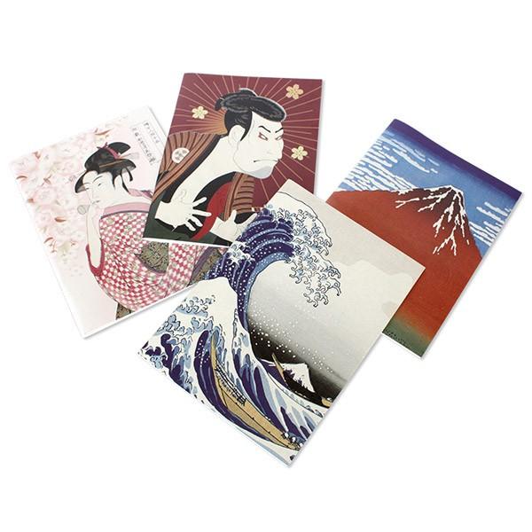日本のおみやげ 和柄 文具 浮世絵ノート／凱風快晴 : 日本のおみやげ