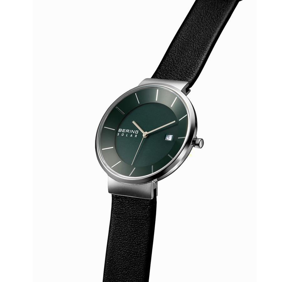 ベーリング 腕時計 BERING Unisex Scandinavian Solar Deep green
