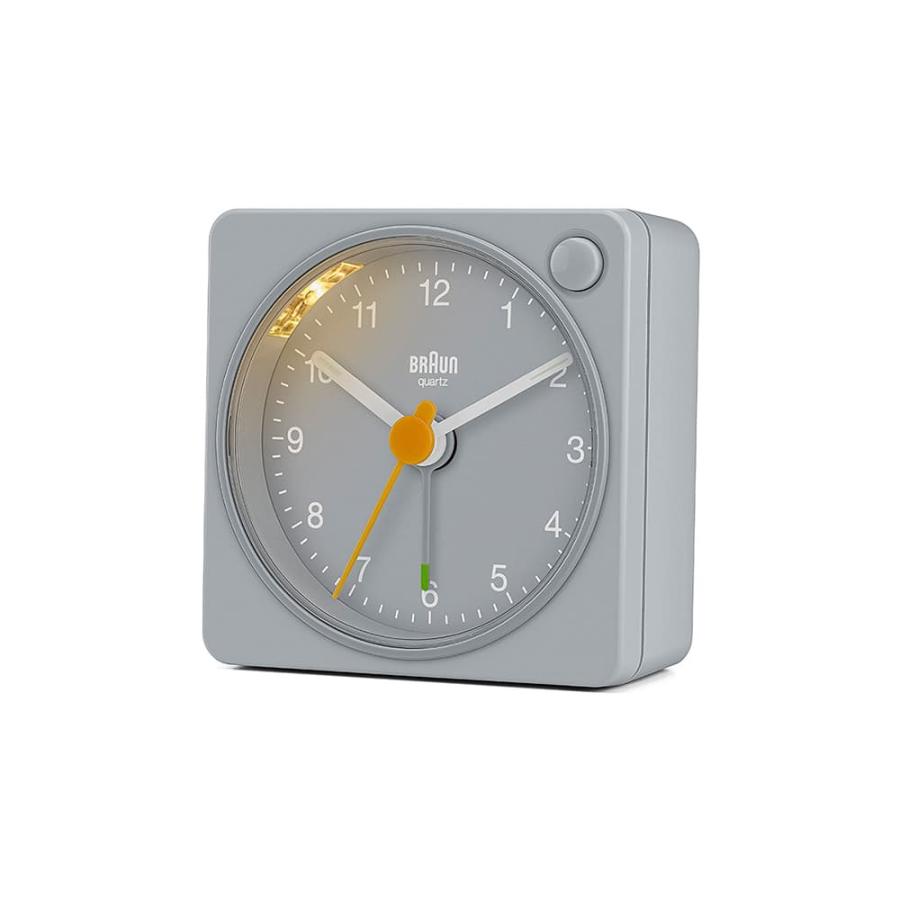 ブラウン 置き時計 BRAUN Analog Alarm Clock BC02XG グレー ブラウン 置き時計 BRAUN Analog Alarm Clock BC02XG グレー