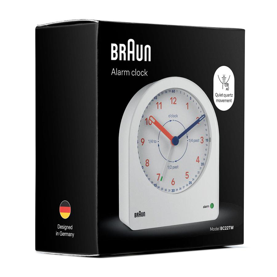 アナログクロック ブラウン 置き時計 BRAUN Time Teacher BC22TW