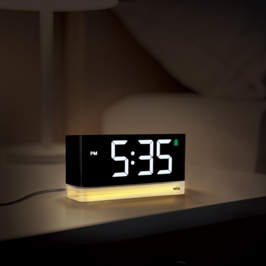 BRAUN（ブラウン） 置き時計 デジタルクロック BRAUN Led Display