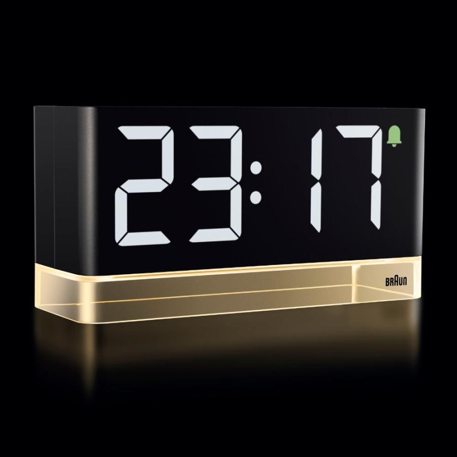 BRAUN（ブラウン） 置き時計 デジタルクロック BRAUN Led Display