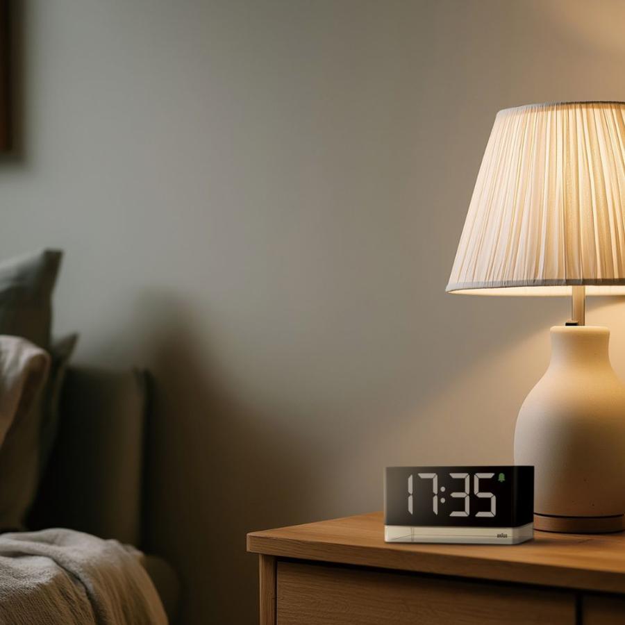 BRAUN（ブラウン） 置き時計 デジタルクロック BRAUN Led Display