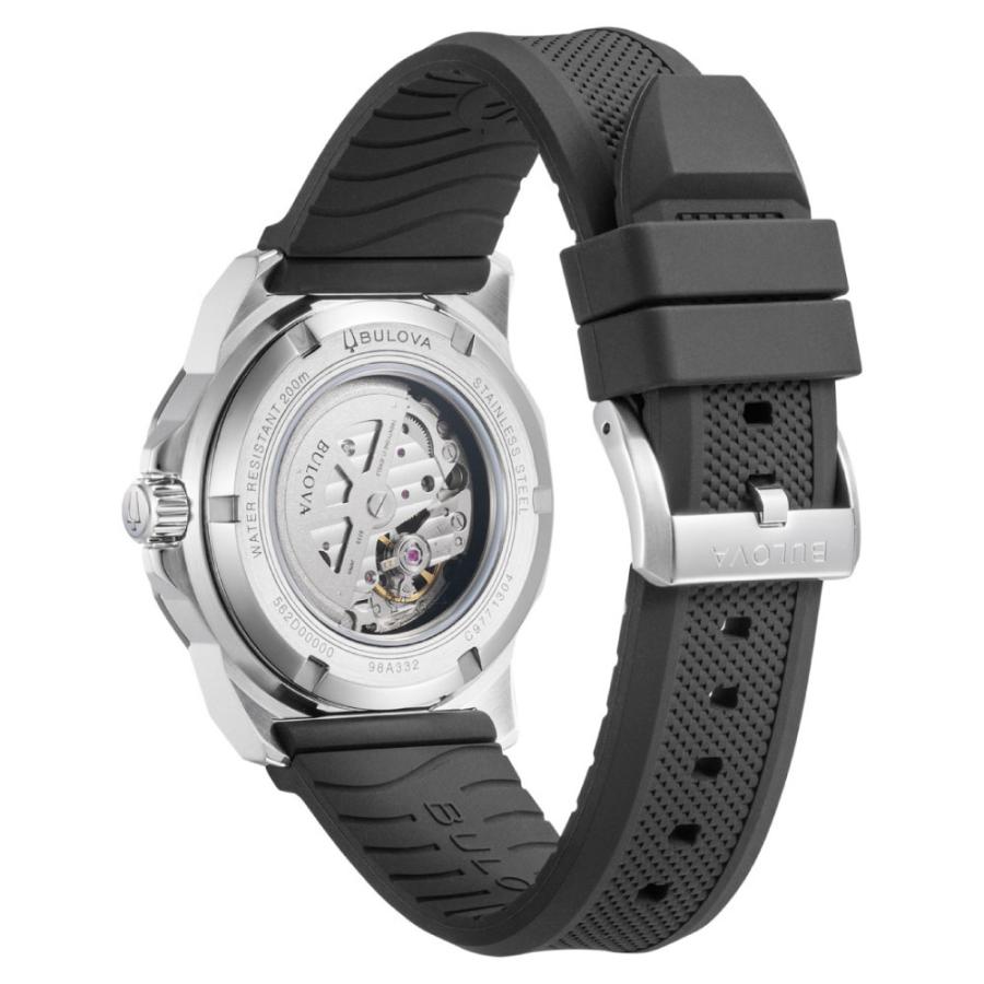 ブローバ 腕時計 メンズ マリンスター BULOVA 150周年記念 日本限定モデル Marine Star 98A332 メカニカル 自動巻き ブローバ オープンハートの画像