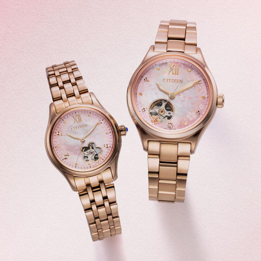 CITIZEN コレクション 自動巻 ピンクゴールド 文字盤 CITIZEN COLLECTION シチズン コレクション 腕時計 レディース PC1015