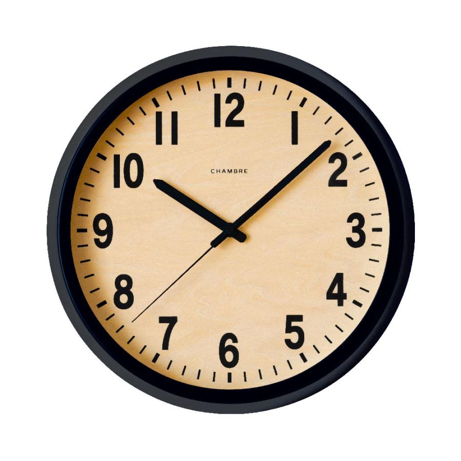 シャンブル 掛け時計 CHAMBRE BLACK SERIES PUBLIC CLOCK CH-027BK